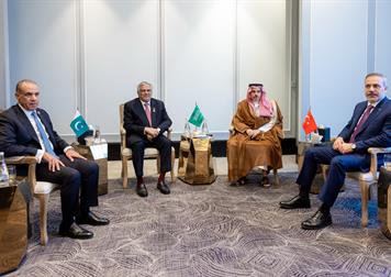 سمو وزير الخارجية يشارك في الاجتماع الخامس للأطراف الإقليمية الأربعة