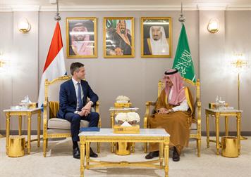 سمو وزير الخارجية يستقبل وزير خارجية هولندا