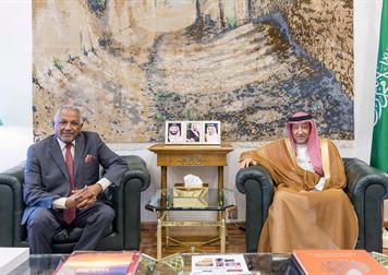 معالي نائب وزير الخارجية يستقبل سفير جمهورية السودان لدى المملكة
