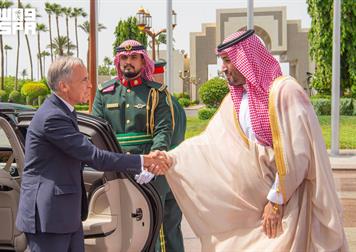 سمو ولي العهد يستقبل رئيس وزراء كندا ويعقدان جلسة مباحثات رسمية ويشهدان مراسم تبادل عدد من مذكرات التفاهم الثنائية