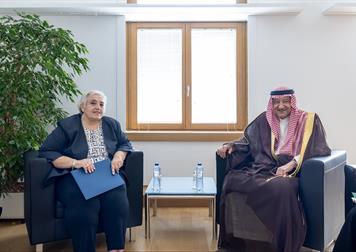 معالي نائب وزير الخارجية يلتقي المفوضة الأوروبية لشؤون البحر الأبيض المتوسط