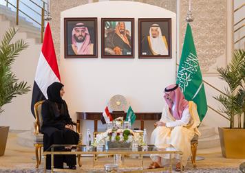 سمو وزير الخارجية يستقبل وزيرة خارجية اليمن