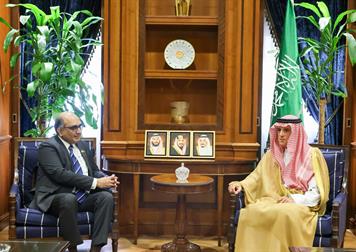 معالي وزير الدولة للشؤون الخارجية عضو مجلس الوزراء ومبعوث شؤون المناخ يستقبل سفير الهند لدى المملكة