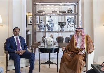 معالي نائب وزير الخارجية يلتقي وزير الخارجية والتعاون الدولي في جمهورية الصومال الفيدرالية