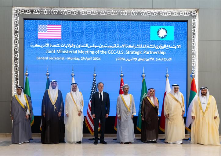 His Highness the Foreign Minister participates in the Joint Ministerial Meeting of the GCC-U.S. 